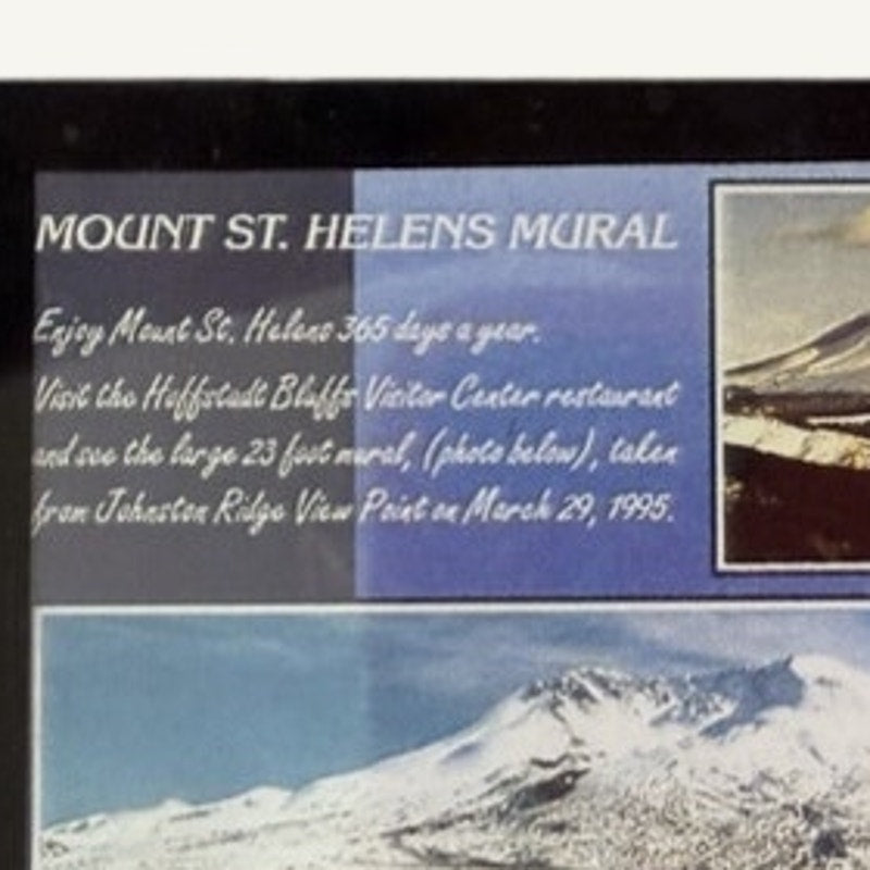 Vintage Mount St. Helen's Scenic Souvenir Magnet - Excellent Condition
