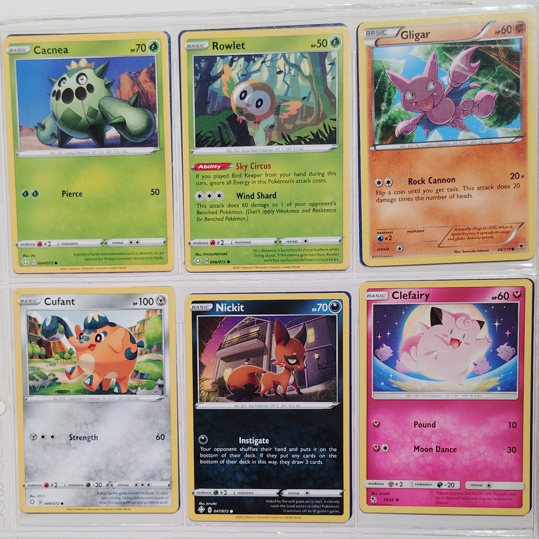 18 Random Pokémon Cards Pictured, Actual Photos Provided