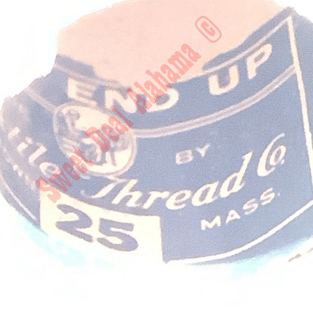VTG Textile Threads, Watertown Mass., Spool of #25 Olive Drab Green, 15,000+ Ft.