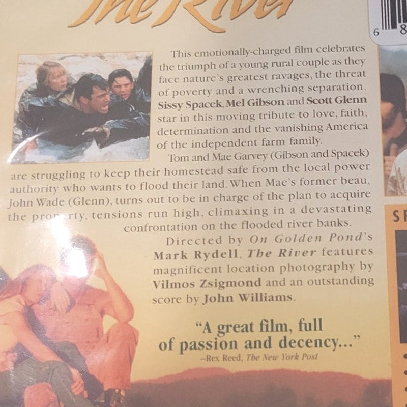 The River DVD 1984 Drama – Widescreen - Sissy Spacek, Mel Gibson