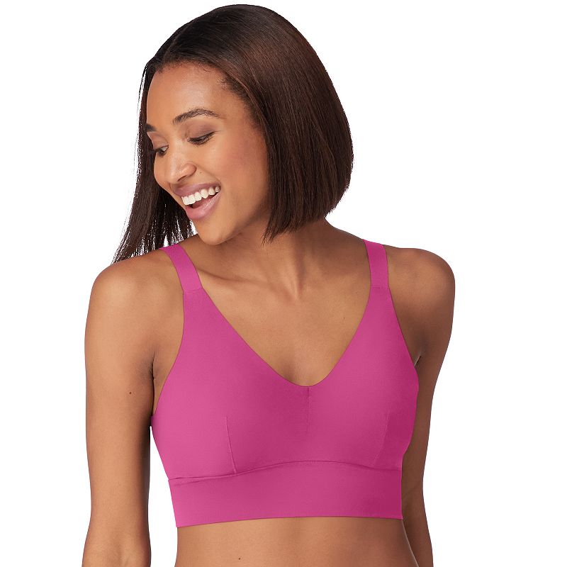 Maidenform Pure Comfort Cropped Cami Bra – Medium Pink – Size XL – Wireless