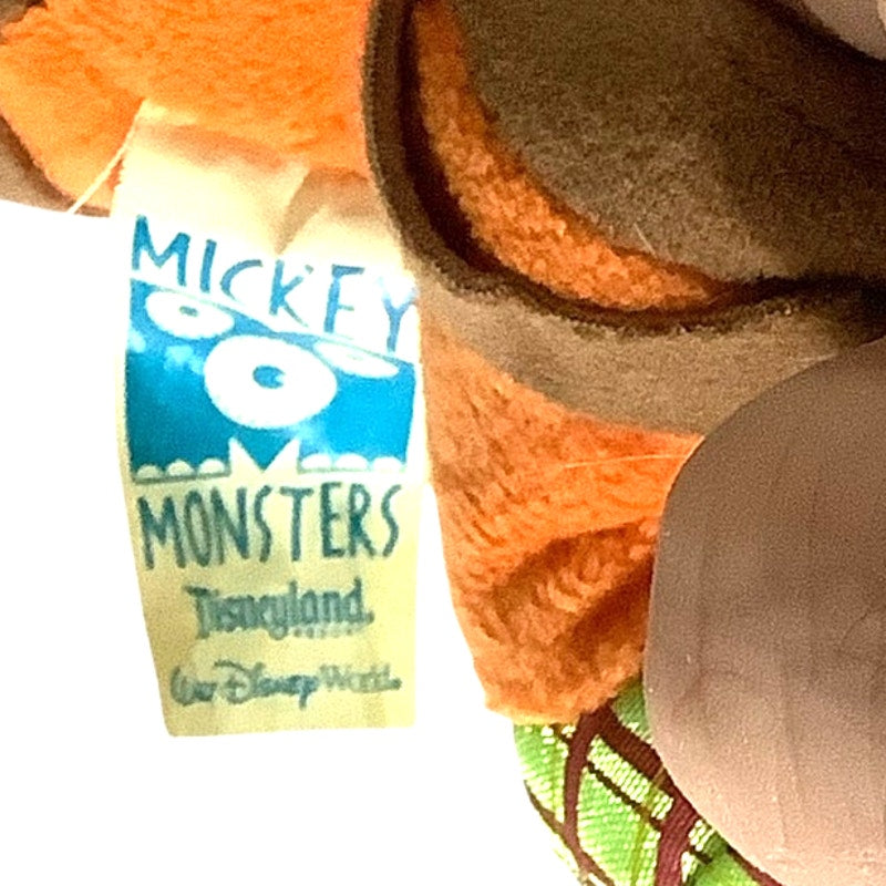 Disney 11"H  Mickey Mouse Cyclop Mickey Monsters, Disney World Parks Plush Toys