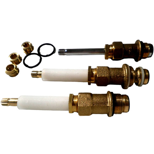 3 Danco Replacement Brass Stems & Parts, Applications Unknown, No Package, Loose