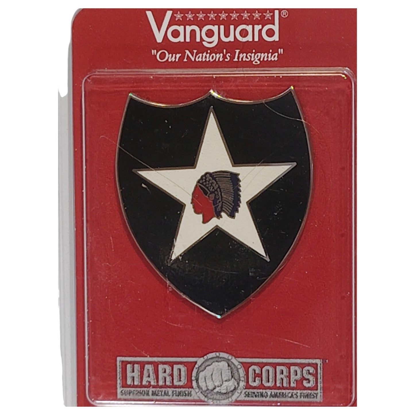 Army Combat Service Identification Badge (CSIB) – 2nd Infantry Division – 1-3/4" x 2"