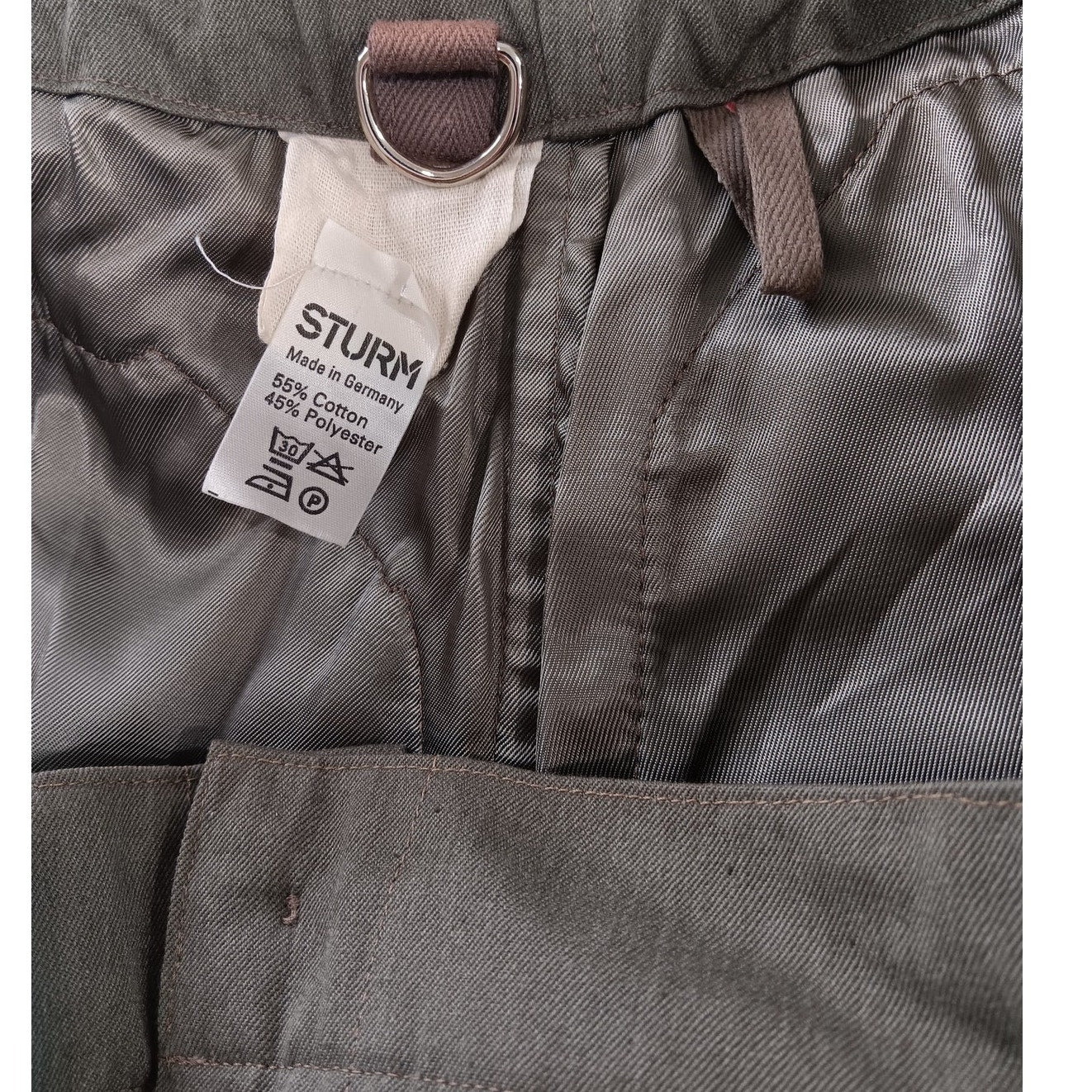 VTG Sturm German Military Trousers - ODG - 42x26 - Cotton/Poly - Made in Germany