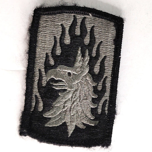 US Army 12th Aviation Brigade Novelty Patch Subdued 3 × 2" Hook Back Embroidered