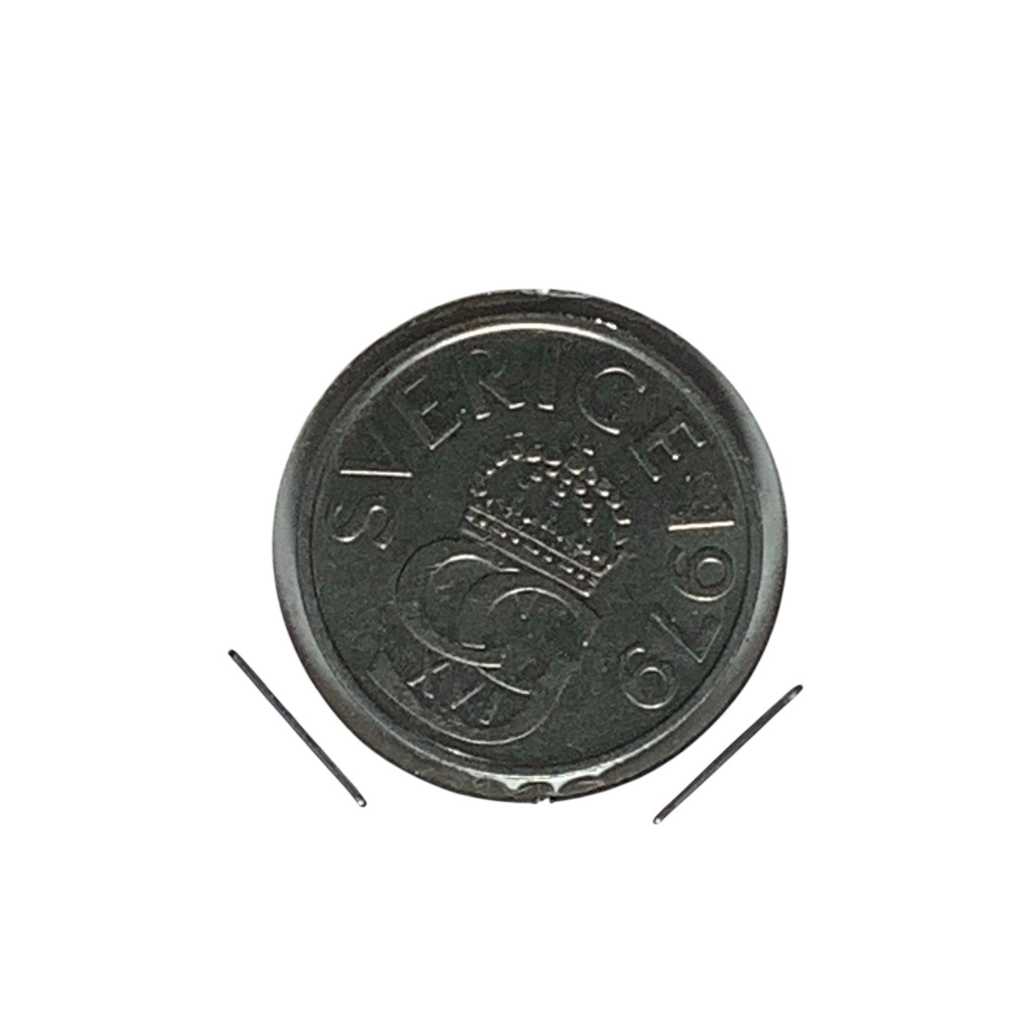 Sweden 5 kronor, 1978, Sveriges Riksbank, Monogram of King Carl XVI Gustaf