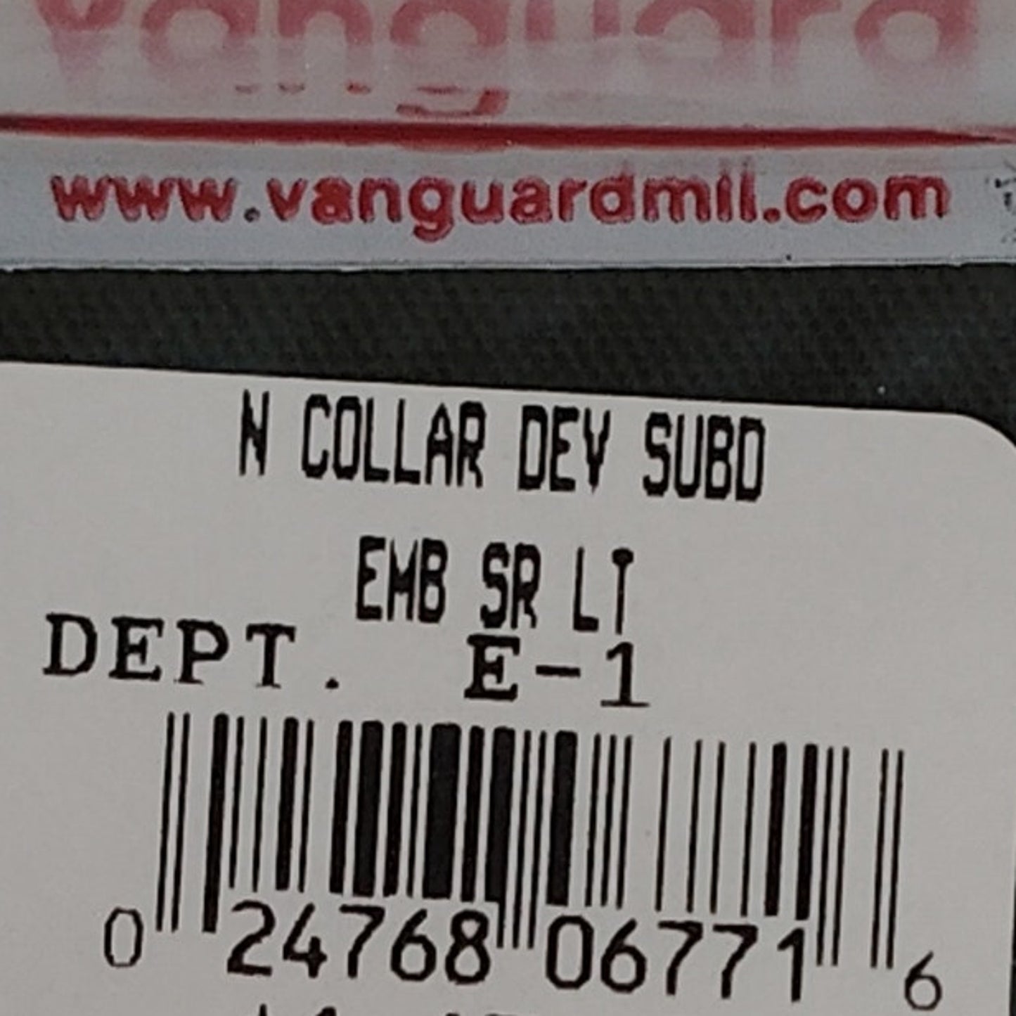 Vanguard USN Collar Devices Subdued Embroidered Senior Lieutenant ODG Sew-On