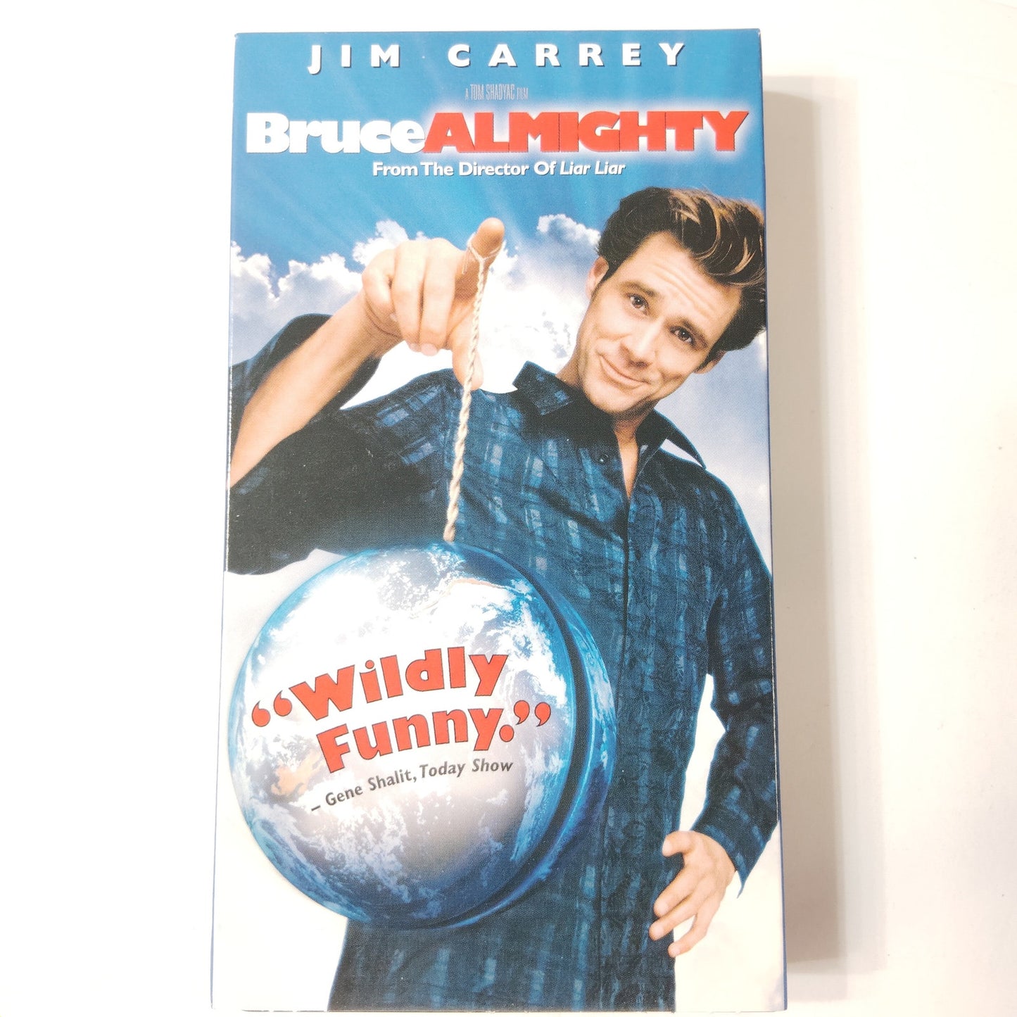 Bruce Almighty VHS 2003 Jim Carrey Morgan Freeman Jennifer Aniston Comedy
