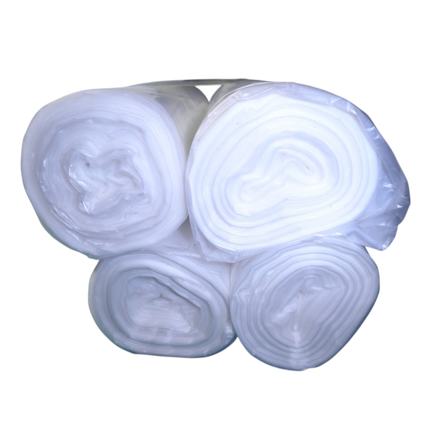 100 High-Density Can Liners, 45 gal, 11 mic, 40" x 46", Perforated Roll