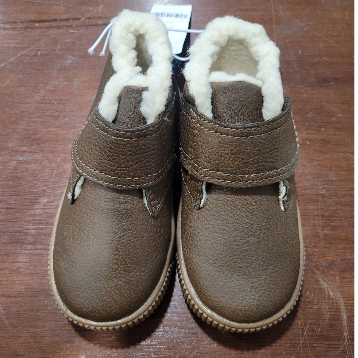 Carter’s Chatham Boot Size 7 Toddler Brown Faux-Suede Hook & Loop Strap CF21F12P