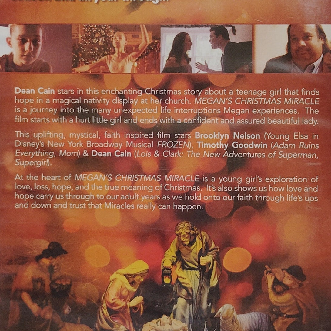 Megan's Christmas Miracle (DVD 2020) Faith-Based Holiday Drama w/ Dean Cain, NIP