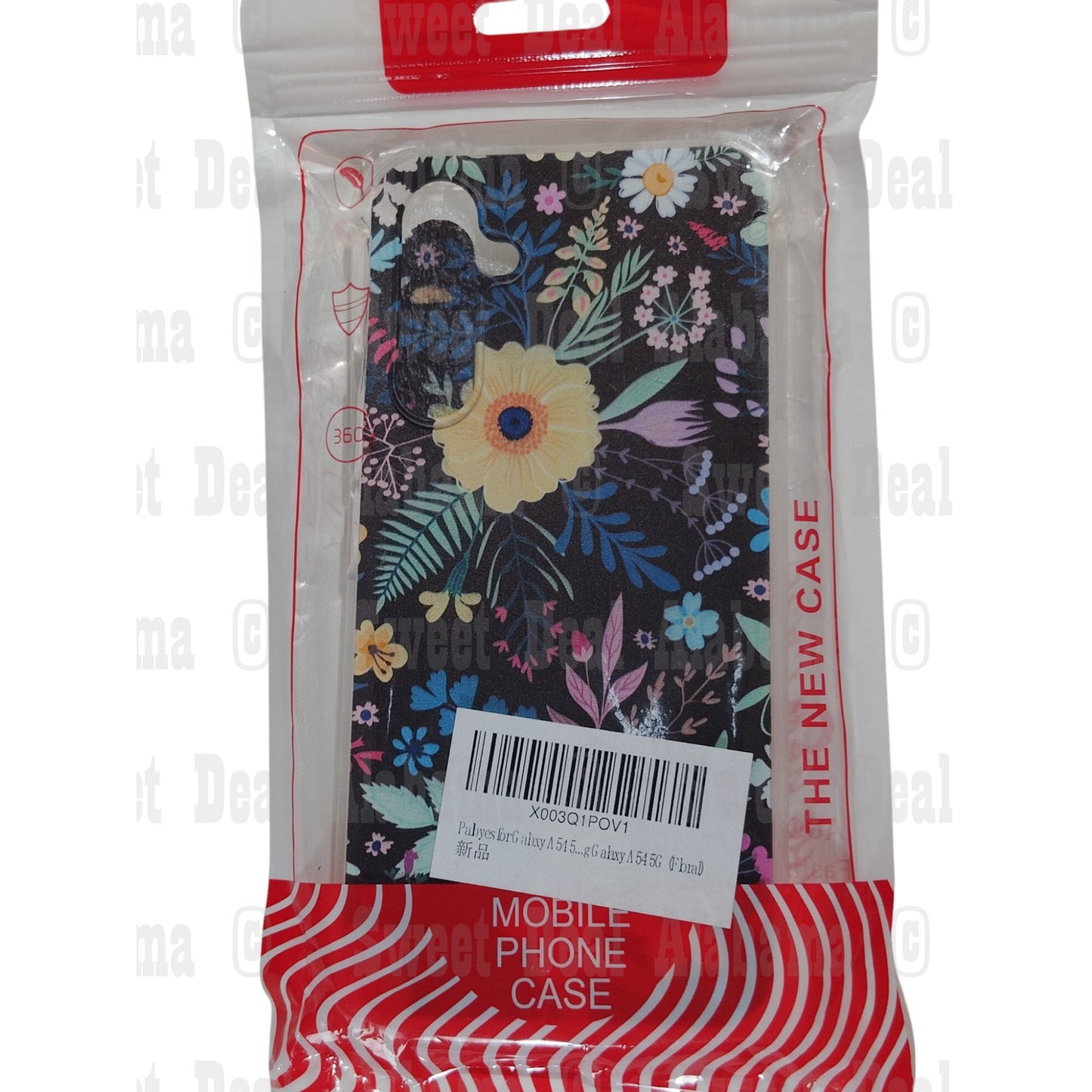 Pabyes Cellphone Case For Samsung Galaxy A54 Phone, Floral Graphics