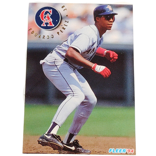 Eduardo Perez, California Angels, #67,  1994 Fleer Baseball Collector's Card