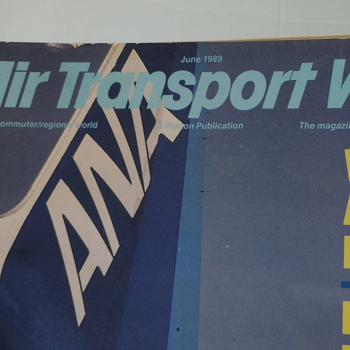 Air Transport World Magazine - June 1989 - World Airline Report, Paris Preview