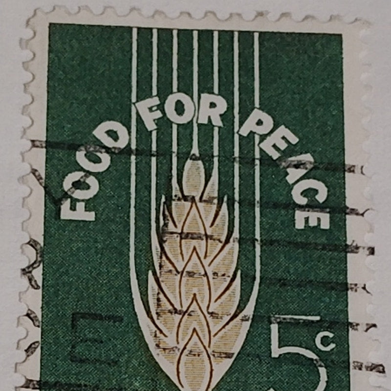 1963 Scott #1233 – 5¢ Food for Peace / Freedom from Hunger – Canceled