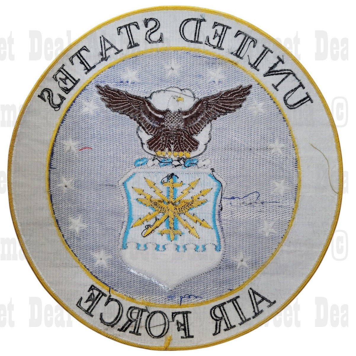 Large USAF U.S. Air Force Seal Jacket Patch – 10" Diameter – Embroidered