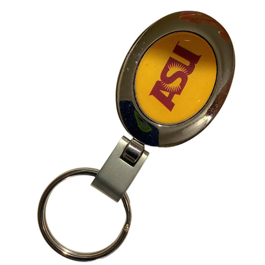 Vintage Arizona State Sun Devils Metal Key Chain, EUC