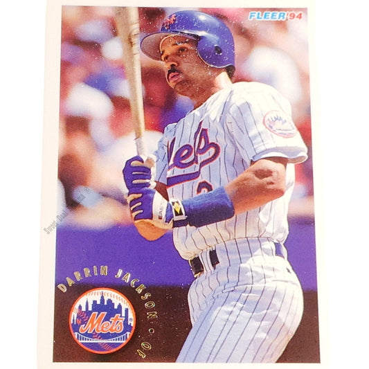 Darrin Jackson, New York Mets, #567, 1994 Fleer Baseball Collector's Card
