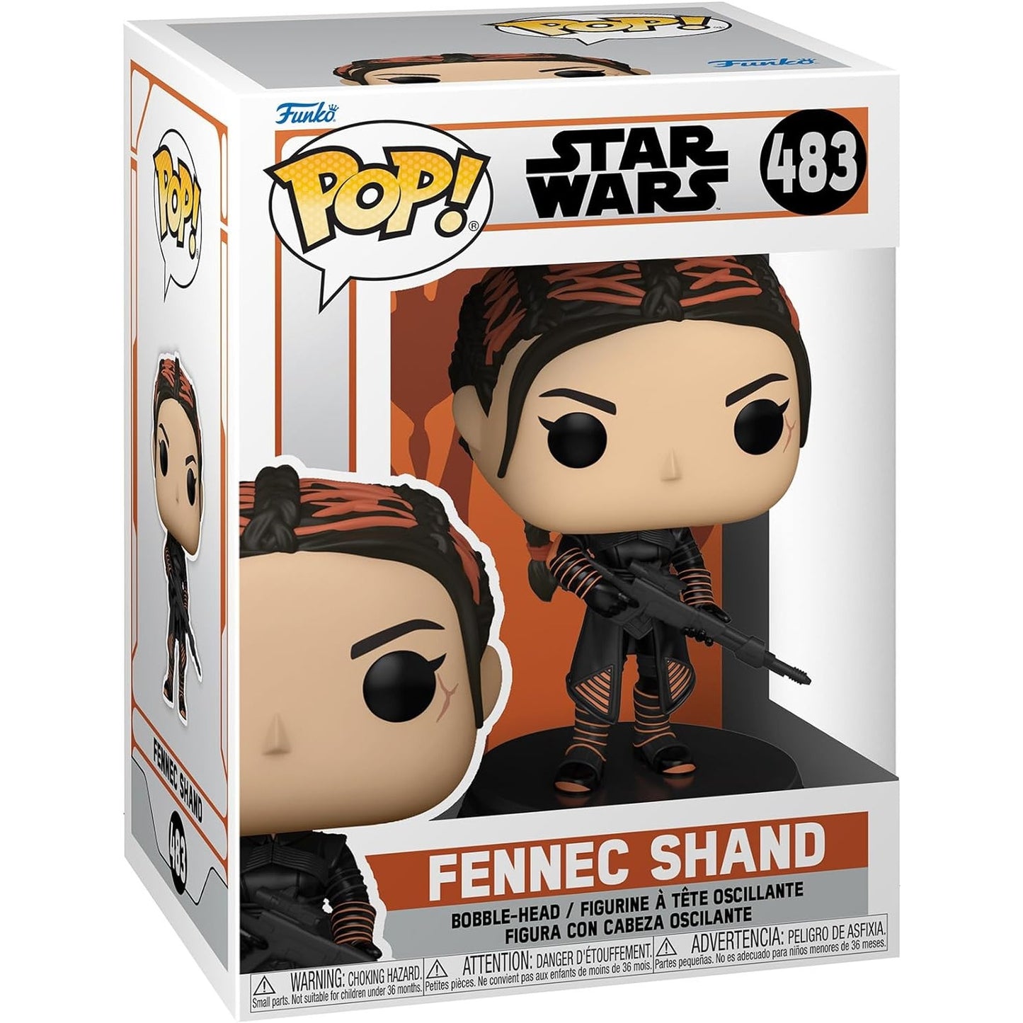 Funko Pop! Star Wars: The Mandalorian - Fennec Shand Vinyl Bobblehead, NIB