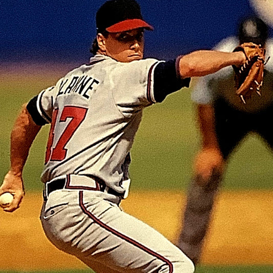 1993 Tom Glavine Atlanta Braves, MLB, Jimmy Dean '93 Ltd Ed., Card 14, EX/NM