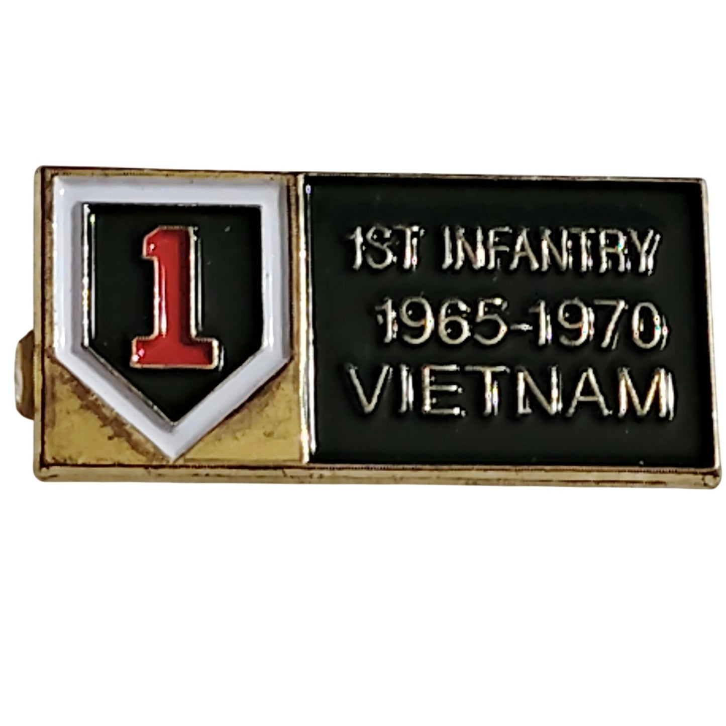 1st Infantry Division Vietnam (1965-1970) Novelty Hat Lapel Pin 1" × 1/2"