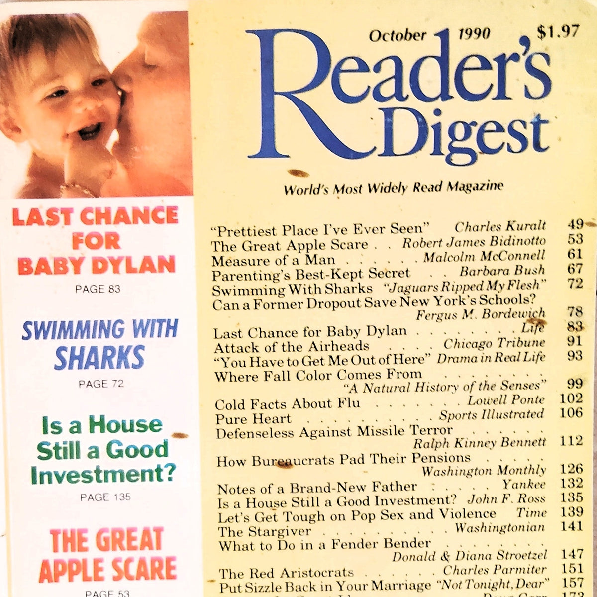 Reader's Digest Magazine October 1990 Vintage Issue - Gone with the Wind