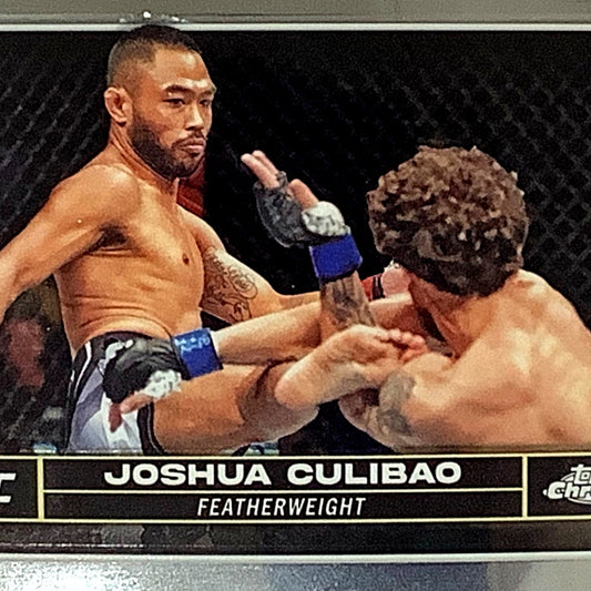 Joshua Culibao, UFC Featherweight, Card 101, 2024 Topps Chrome UFC, NM+