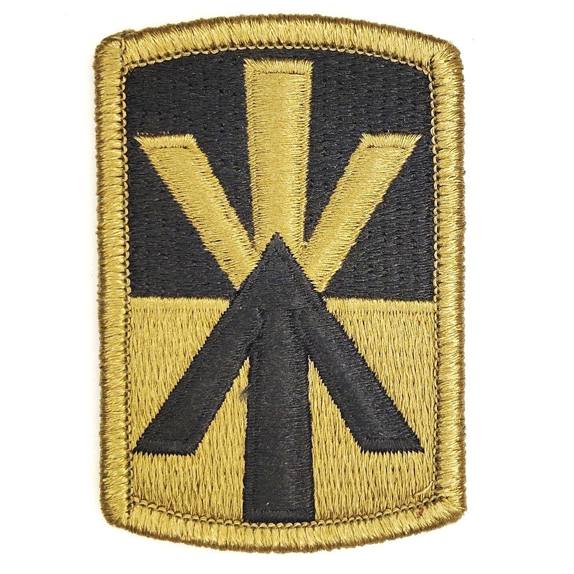 US Army 11th ADA Brigade SSI Patch OCP Subdued Hook Back 3" × 2"
