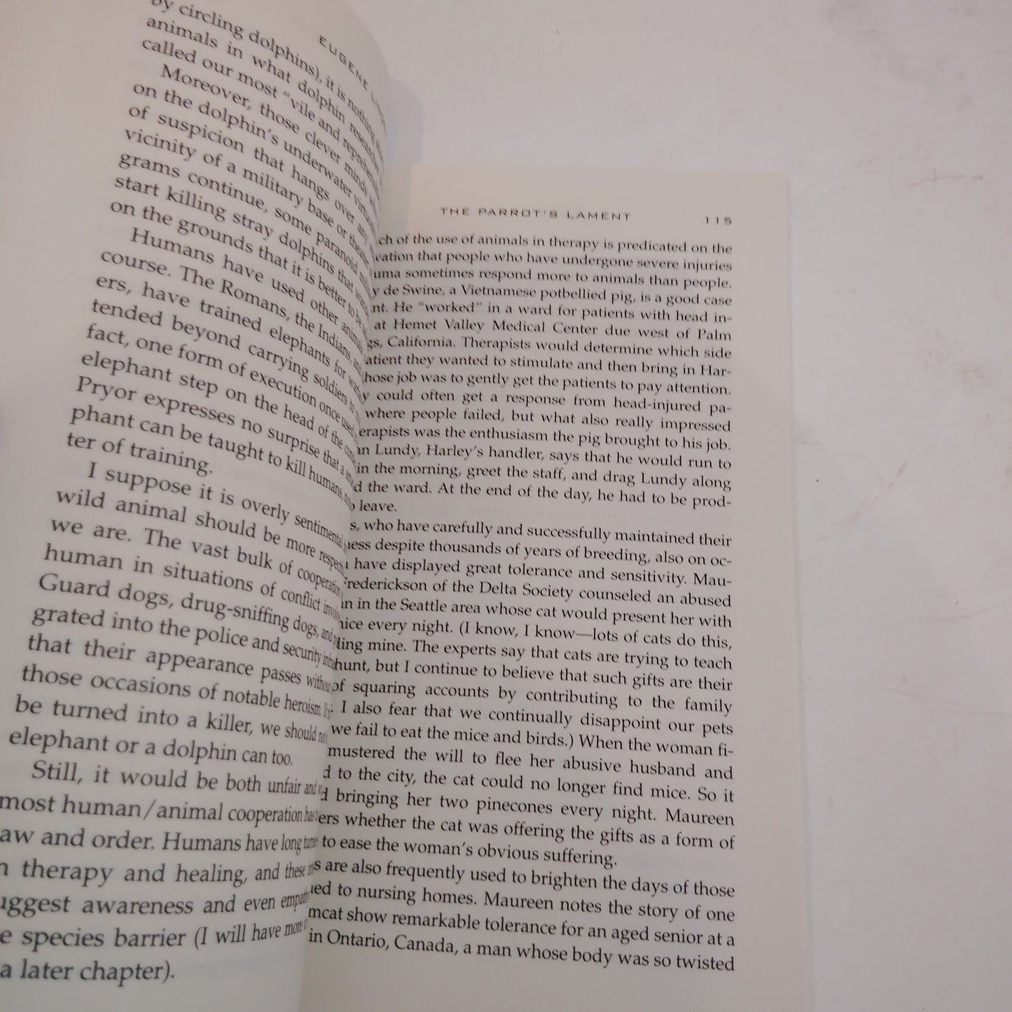 The Parrot’s Lament 1999 Paperback LN Animal Behavior Stories Pets Humor Science