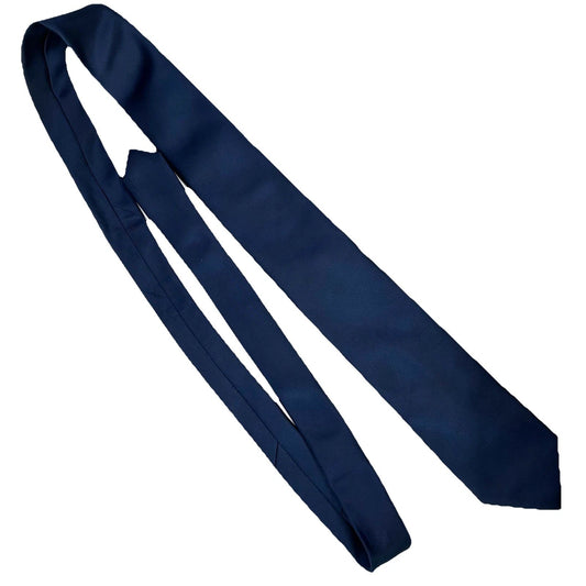 Michael Kors Men’s Classic Slim Tie – Navy Blue Solid – 3" Width, NWT