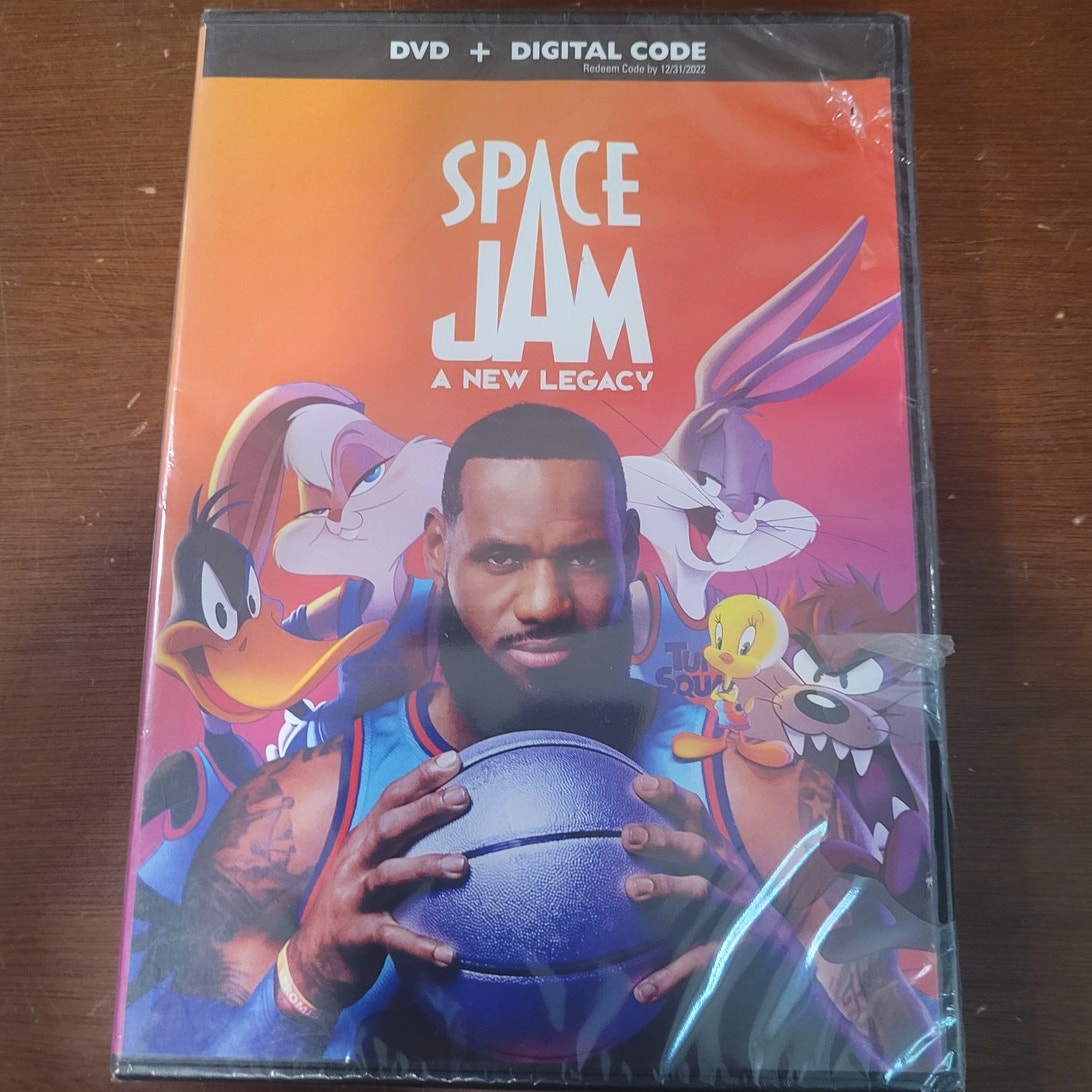 Space Jam A New Legacy DVD 2021 LeBron James Looney Tunes Family Basketball Fun
