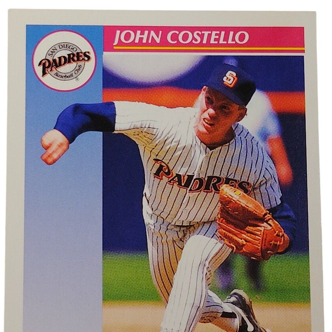 1992 Score John Costello #614 San Diego Padres Relief Pitcher MLB Baseball NM