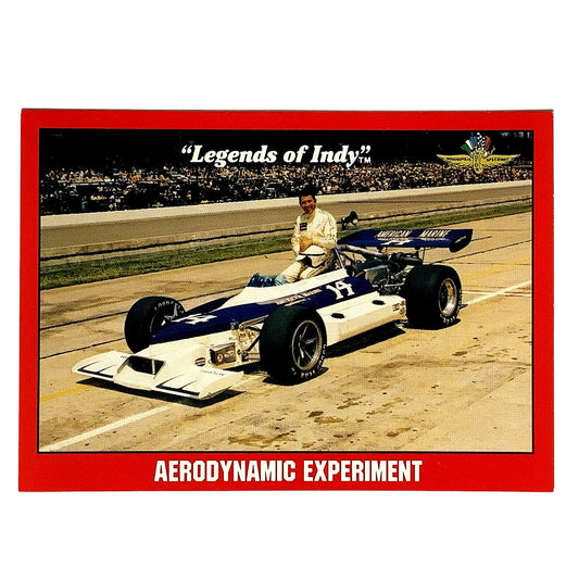 1972 Aerodynamic Experiment Indy 500, '72 Action, 1992 Legends of Indy, Card #83