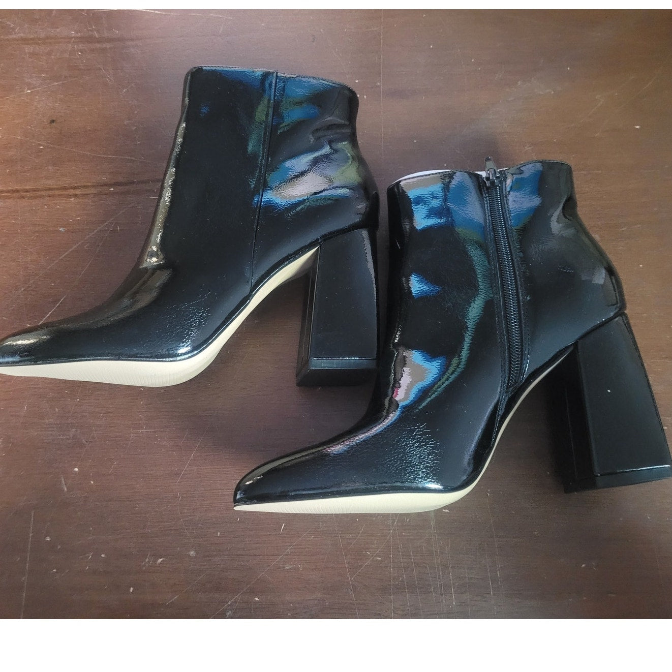 BCBGeneration Briel Ankle Boot – Black Patent, Women’s 7M, Pointed Toe, GN235705