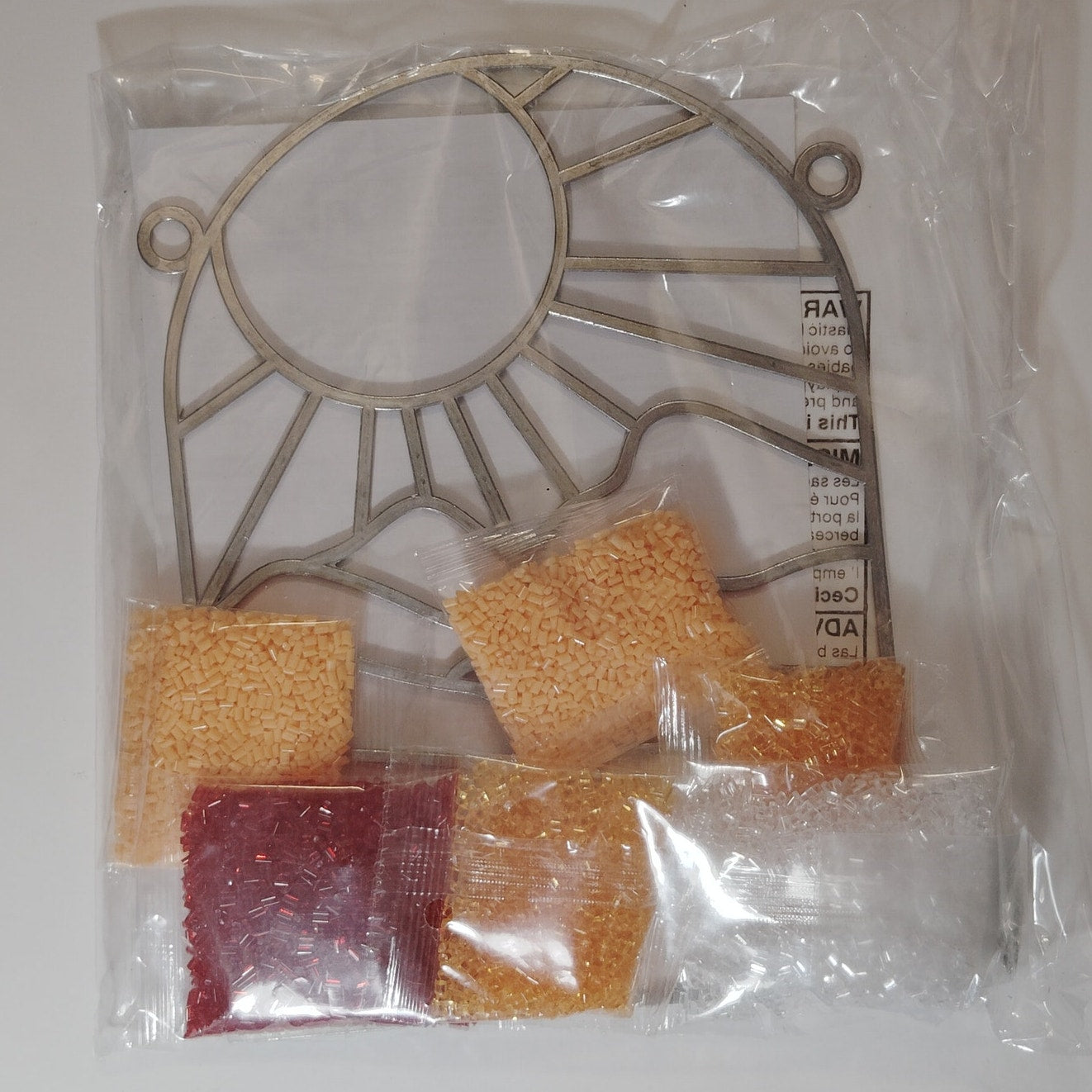 Colorbok MAKEIT & BAKEIT Sunset Suncatcher Kit – Stained Glass Style