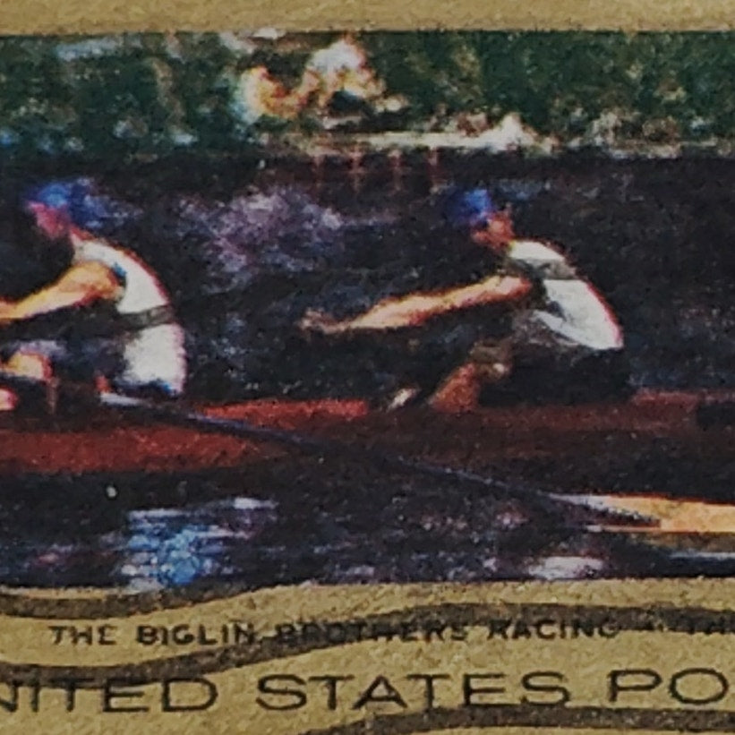 1967 Scott #1335 – 5¢ Biglin Brothers Racing / Thomas Eakins – Canceled