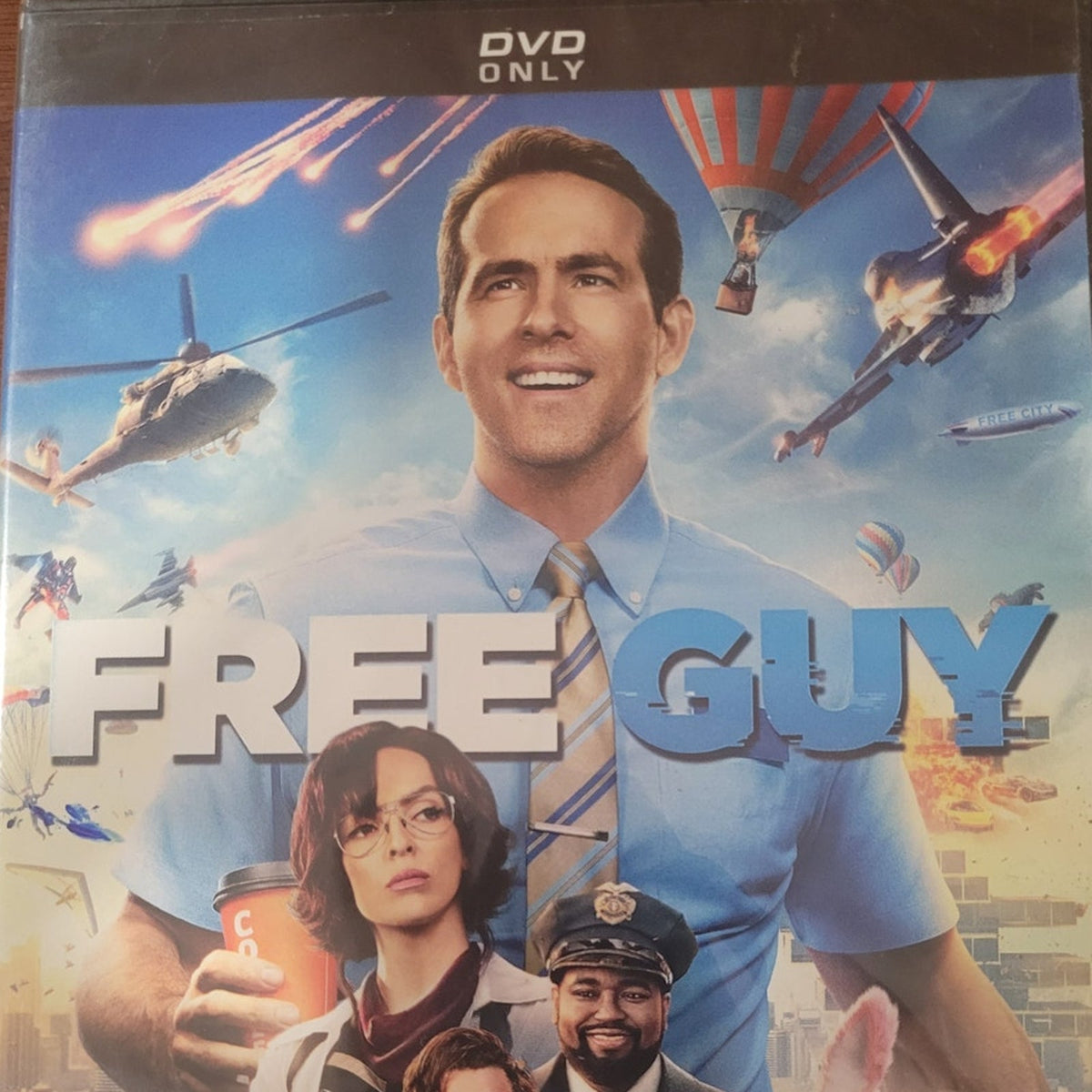 Free Guy DVD 2021 Ryan Reynolds Disney Action Comedy Adventure Shawn Levy Film