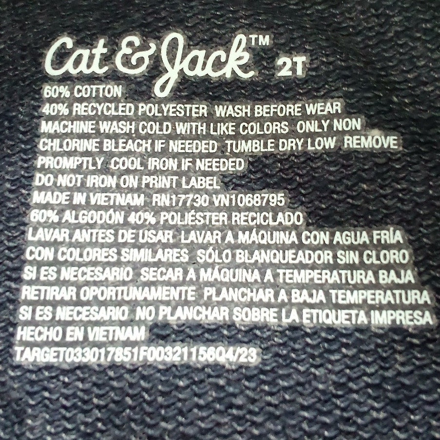 Toddler Boys’ Pull‑On Above‑Knee Shorts – Cat & Jack Navy Blue 2T