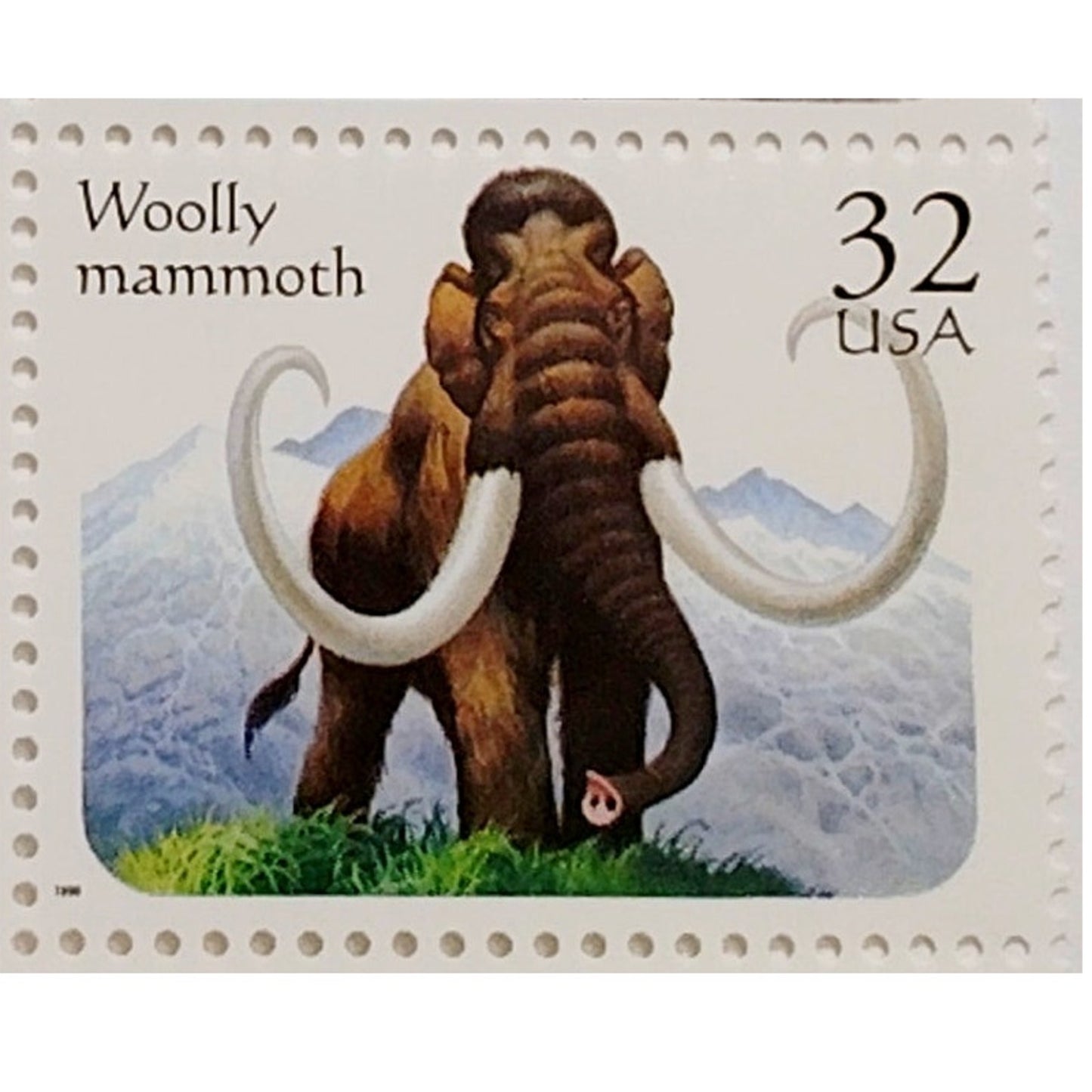 Block of 4 – 1996 USA 32¢ Prehistoric Animals MNH Scott 3080a Commemorative Set