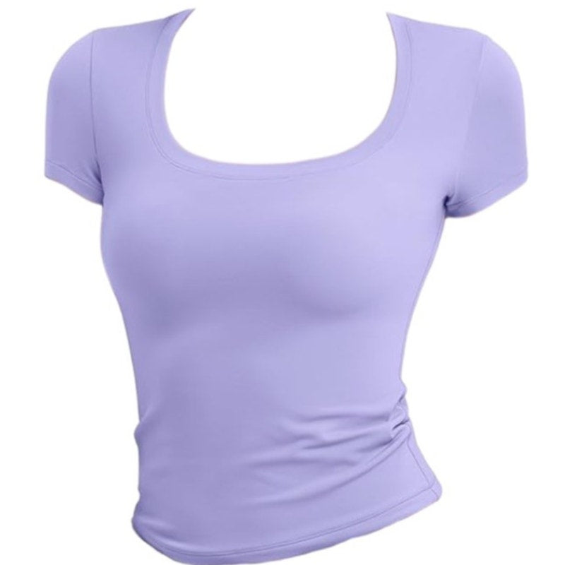 PUMIEY T-Shirt S/S, Scoop Neck, Slim Fit Tee, Smoke Cloud Pro Collection, Medium
