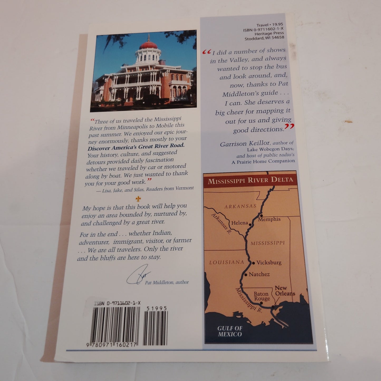 Discover America’s Great River Road 2005 PB LN Arkansas Mississippi Louisiana