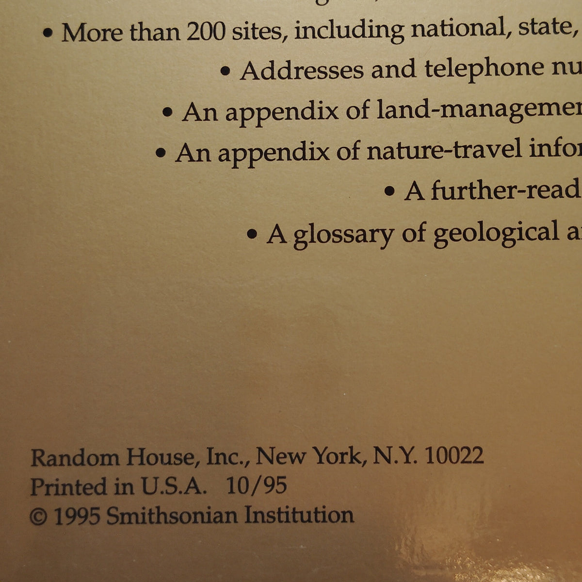 Smithsonian Guides Natural America Pacific Northwest WA OR Softcover - LN 1995