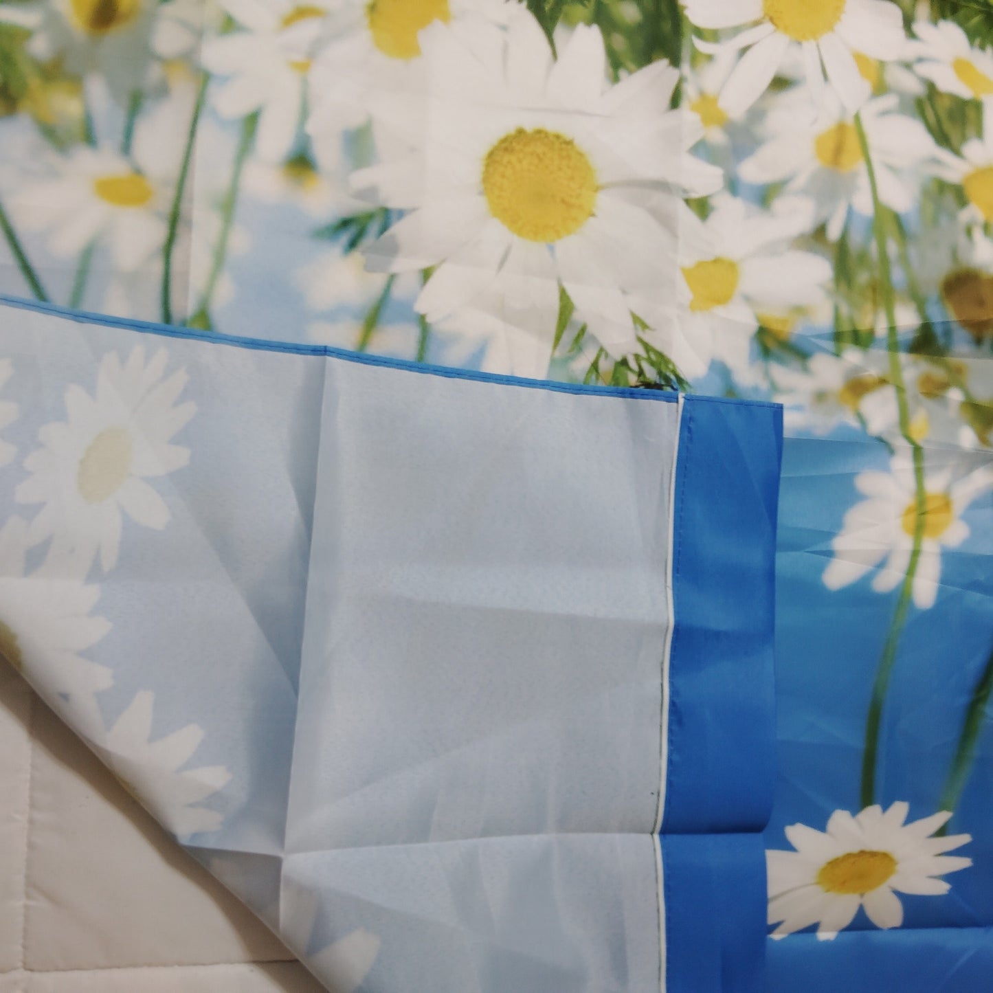 Spring Summer Daisy Garden Flag – 28x40 Inch Outdoor Banner, Single-Sided