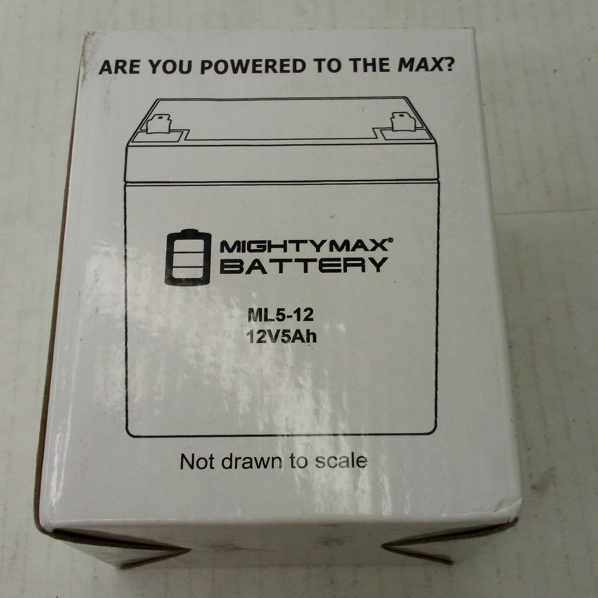 MightyMax ML5-12 12V 5Ah SLA AGM Sealed Lead Acid Battery F1 Rechargeable
