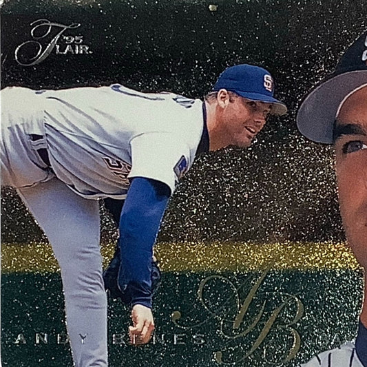 Andy Benes, San Diego Padres, MLB, Flair 1995, Card 414, EXC