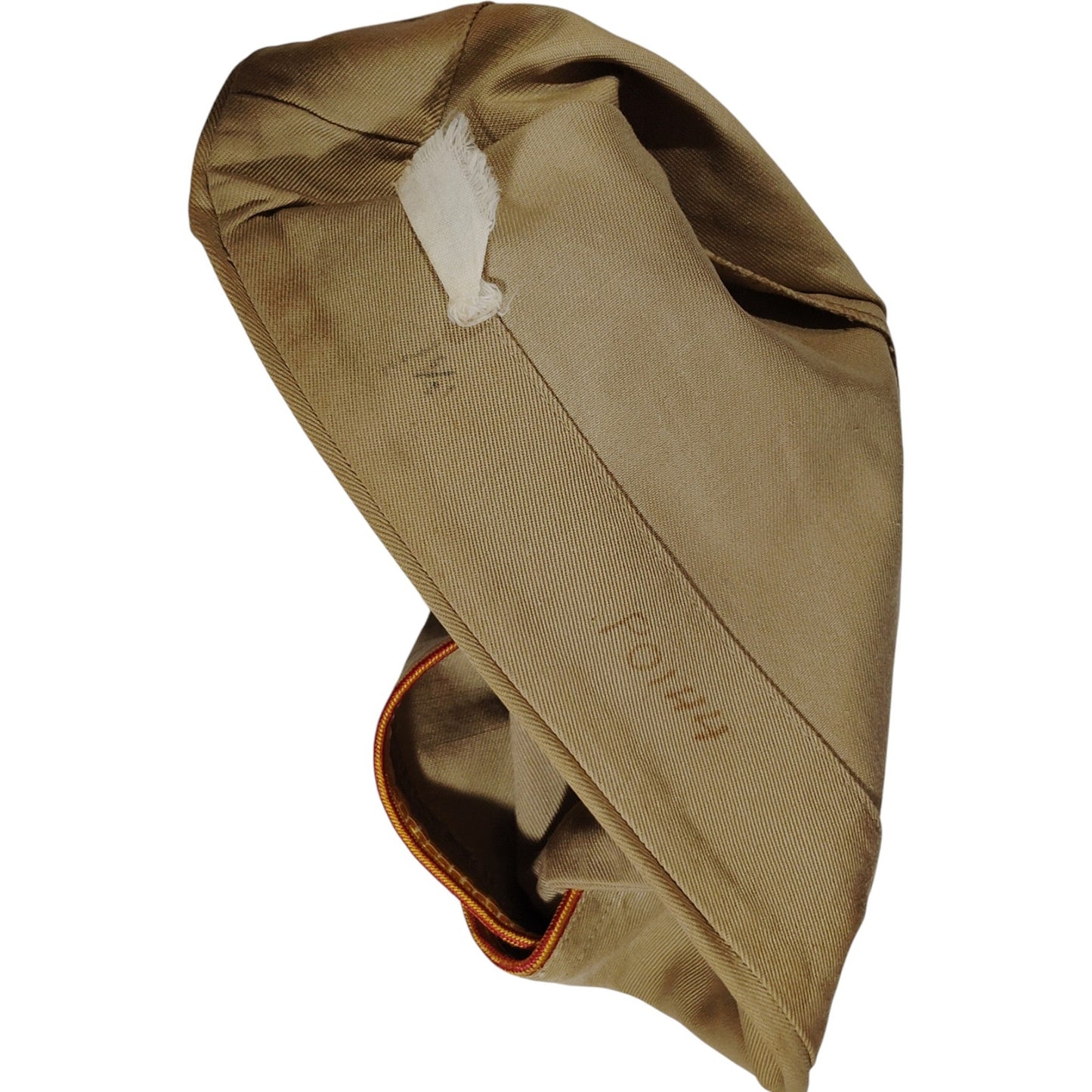 Mid-Century U.S. Overseas Garrison Cap – Red/Gold Piping, 7-1/4, Tag Illegible