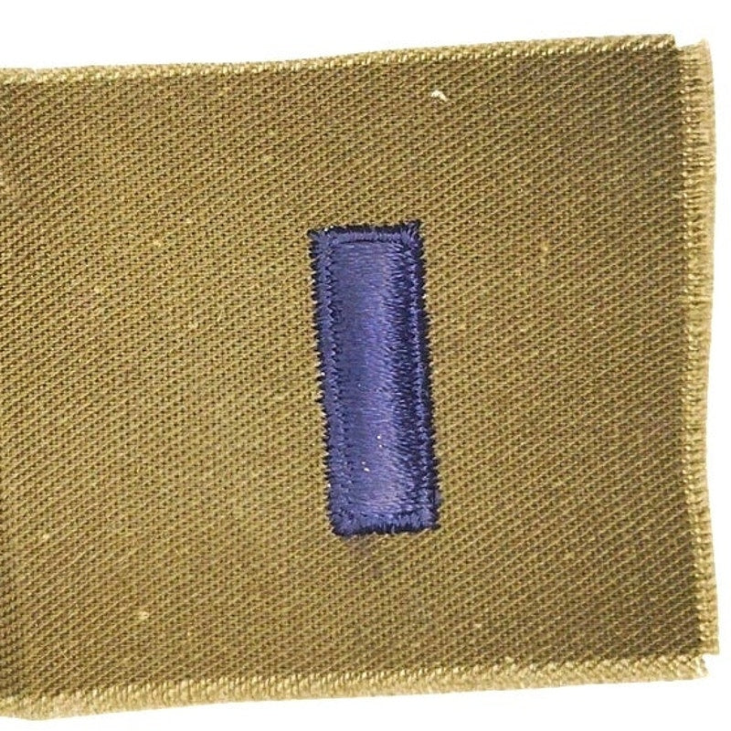 U.S. Air Force First Lieutenant (O‑2) Subdued Cloth Rank Insignia — Vietnam Era