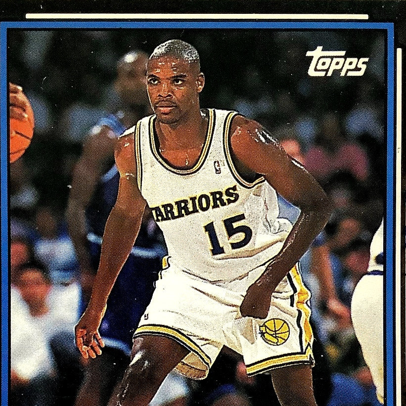 Latrell Sprewell, 1993 Topps '92 Draft Picks NBA "Gold Insert" Card 392, EXC