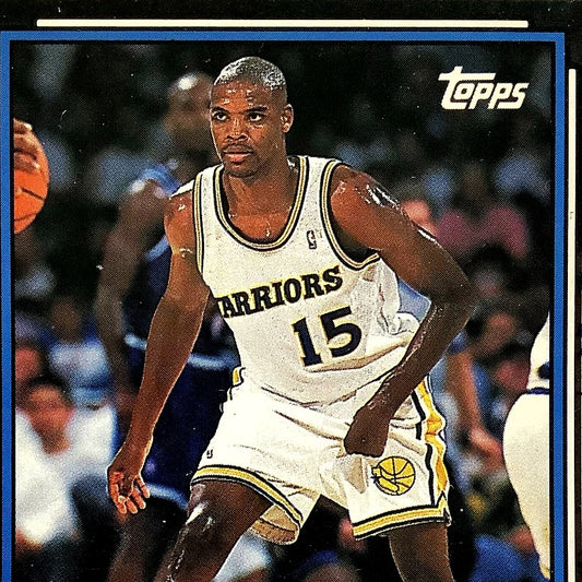 Latrell Sprewell, 1993 Topps '92 Draft Picks NBA "Gold Insert" Card 392, EXC